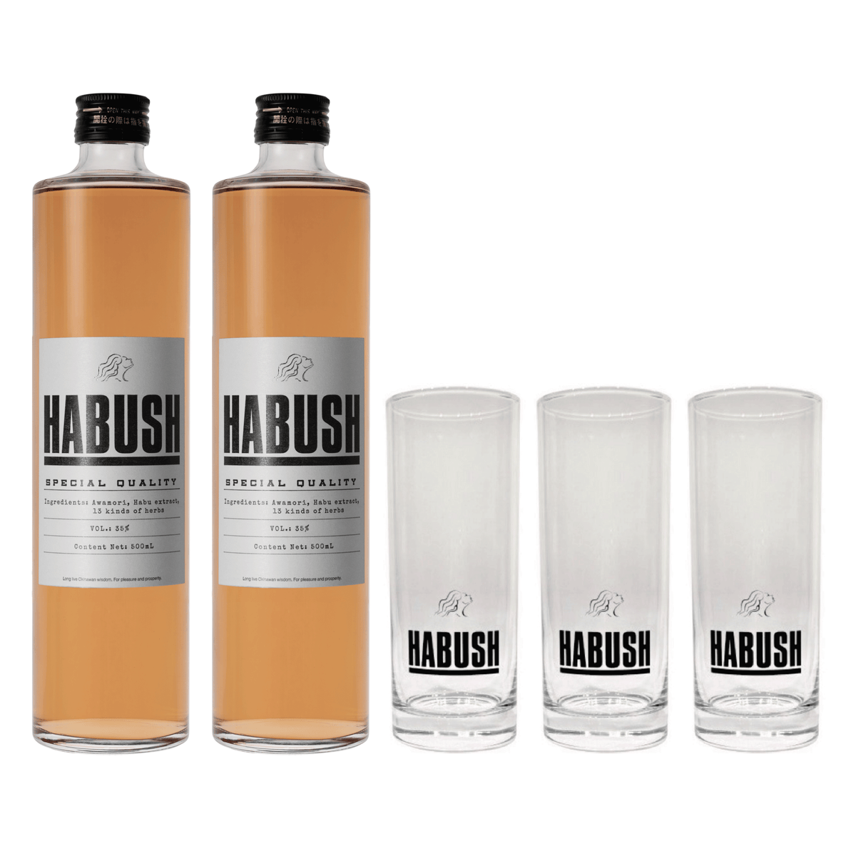 【10/22 18:00〜 数量限定】HABUSH Special Cocktail Glass Set