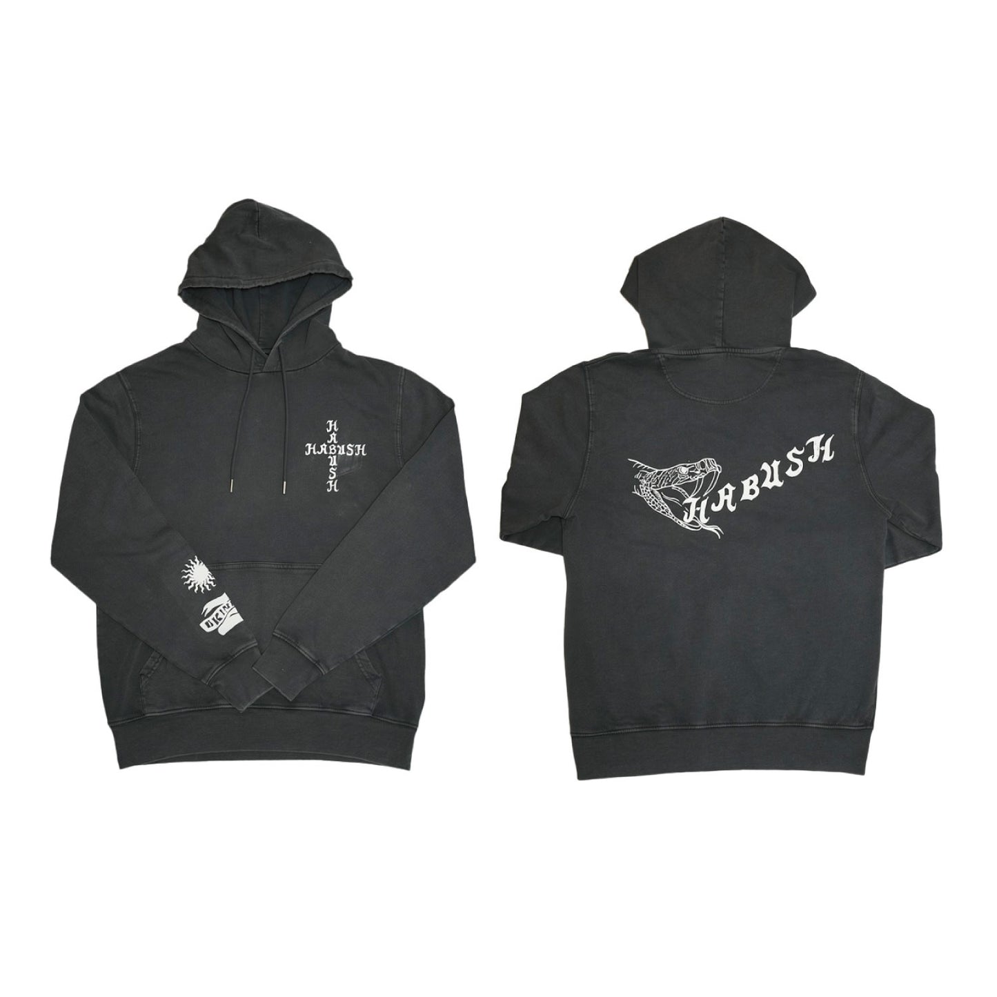 HABU SNAKE Black HOODIE