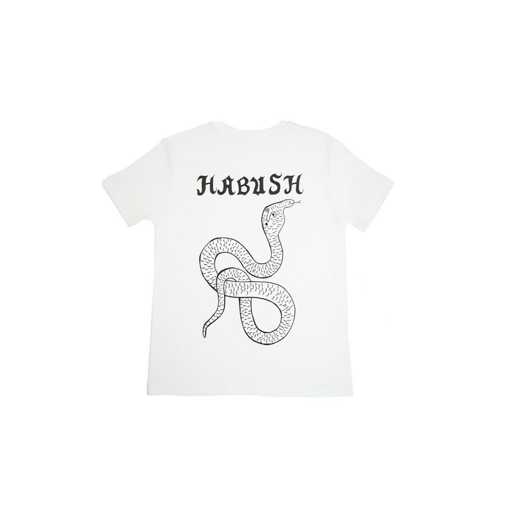 LARGE HABU White T-SHIRT