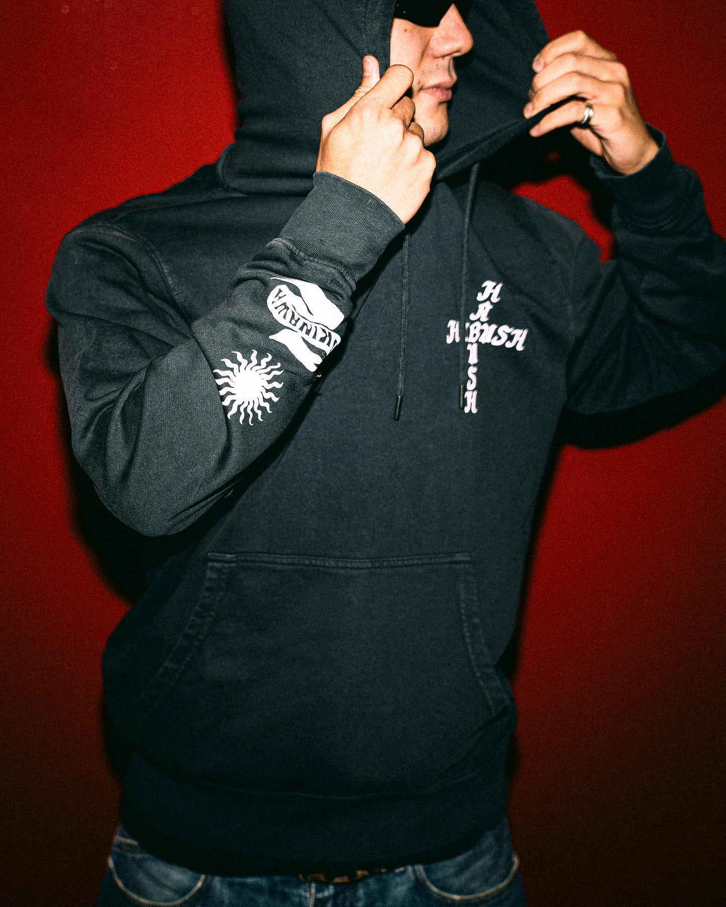 HABU SNAKE Black HOODIE